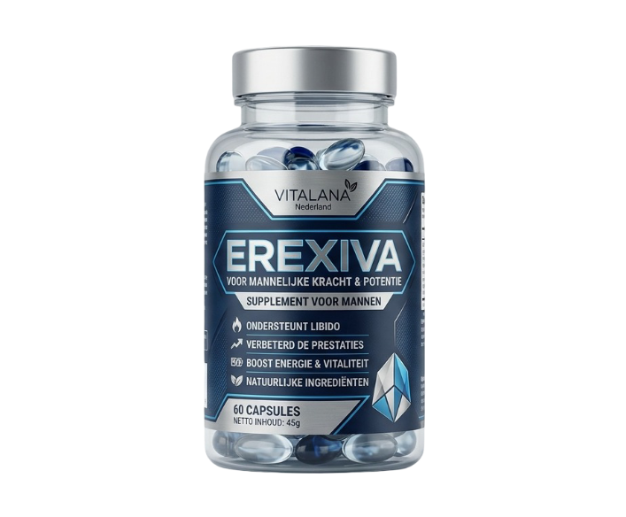 Eén fles Erexiva met 60 capsules